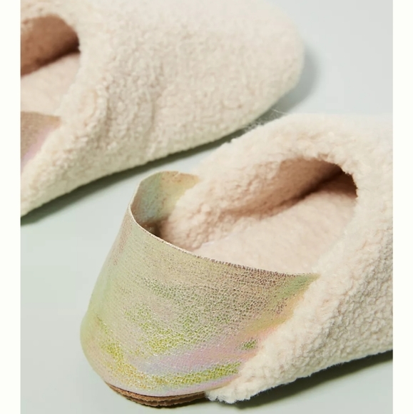 Anthropologie Rue Sherpa Slippers in ivory - Picture 4 of 8